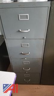 (2) Metal File Cabinets
